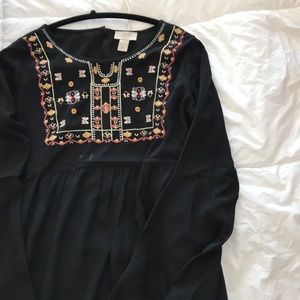 Embroidered LOFT Top